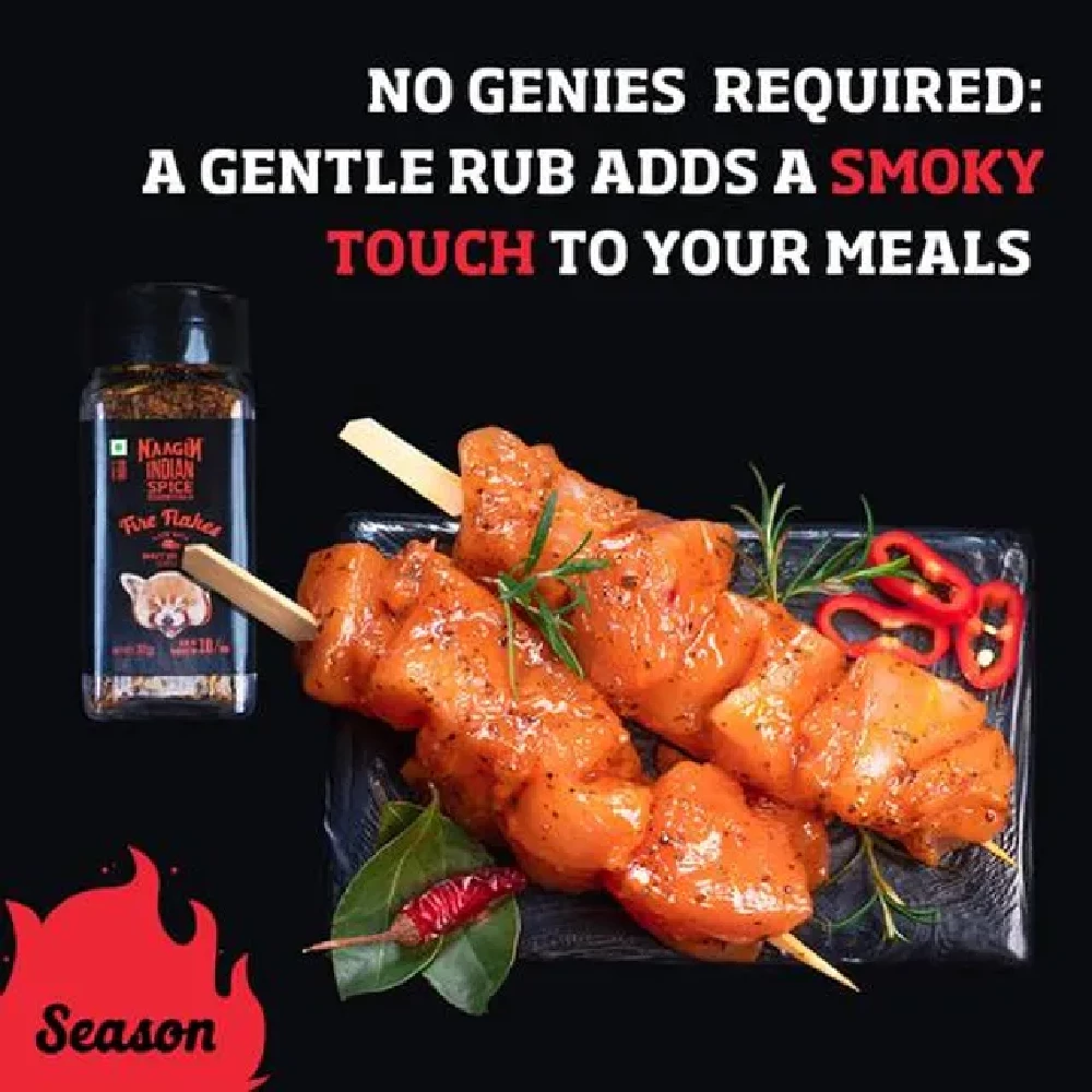 NAAGIN Indian Bhut Jolokia Chilli Flakes - 10/10 XXX Spicy - Image 4