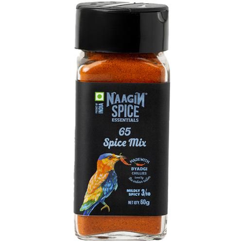 NAAGIN Spice Essentials 65 Spice Mix - Made With Byadgi Chillies NAAGIN Spice Essentials 65 Spice Mix - Made With Byadgi Chillies--60 g
