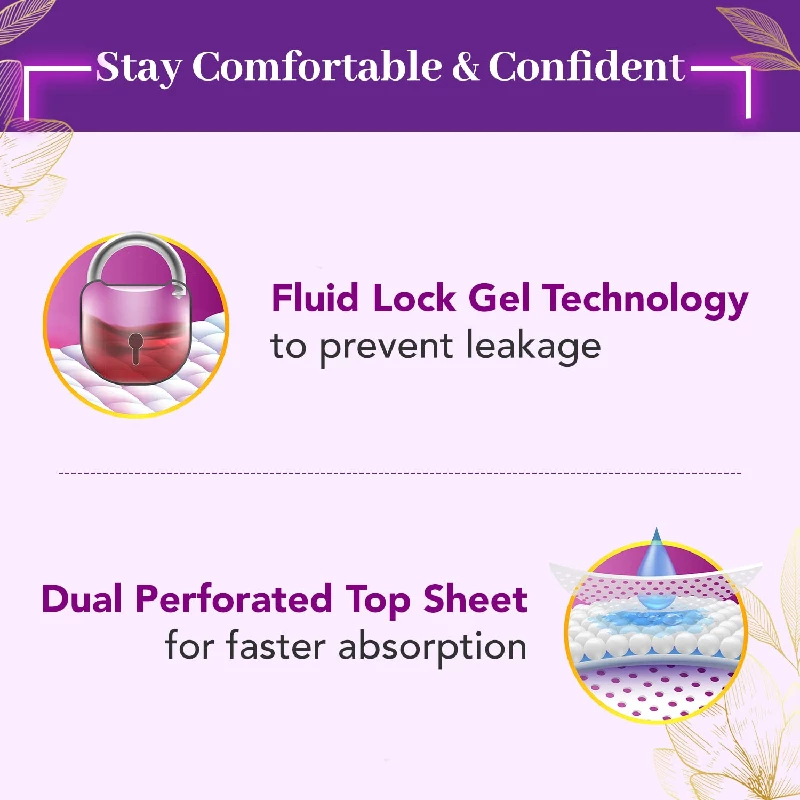 NIINE Dry Comfort Ultra Thin XL+ Sanitary Napkins for Heavy Flow - Image 3