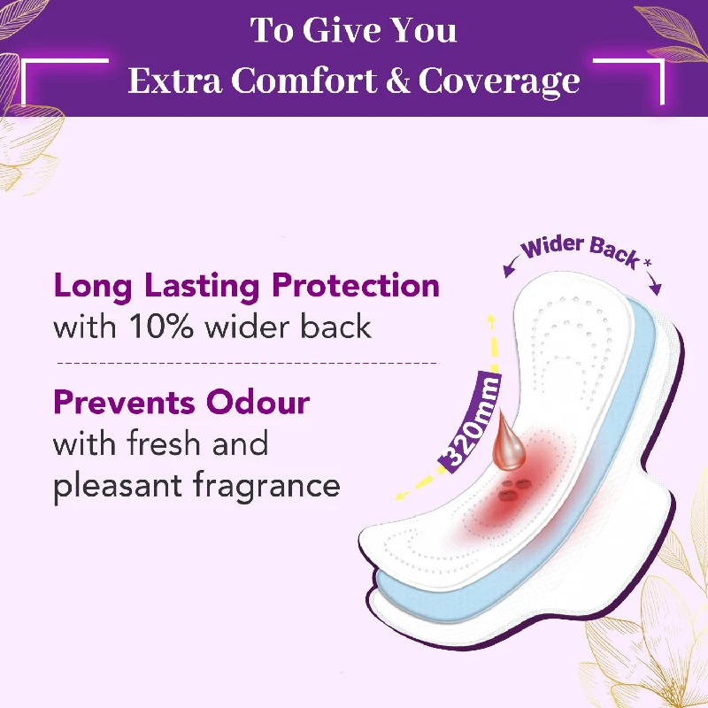 NIINE Dry Comfort Ultra Thin XL+ Sanitary Napkins for Heavy Flow - Image 5