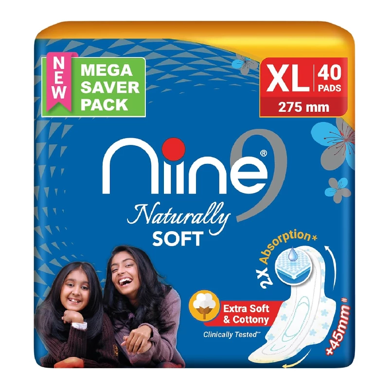 Niine Naturally Soft Xl Sanitary Pads
