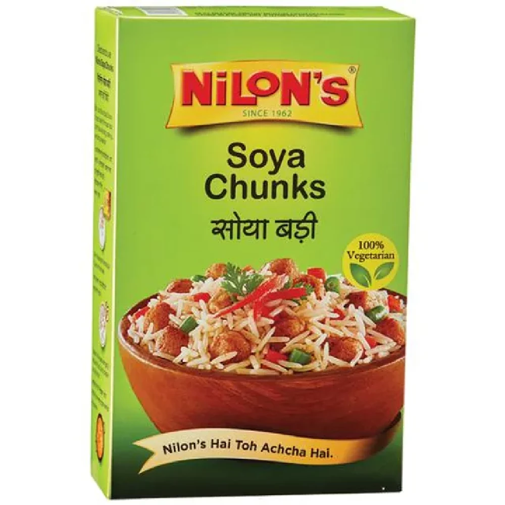 NILONS Soya Chunks NILONS Soya Chunks-Pack Size-200 g Box