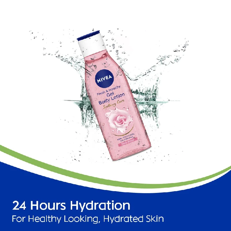 NIVEA Gel Body Lotion Rose with Refreshing Care For 24H Hydration - Image 3