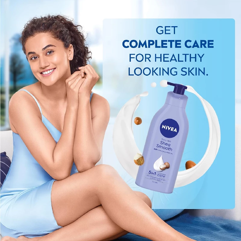NIVEA Shea Smooth Body Lotion with 48 H Moisturization - Image 2