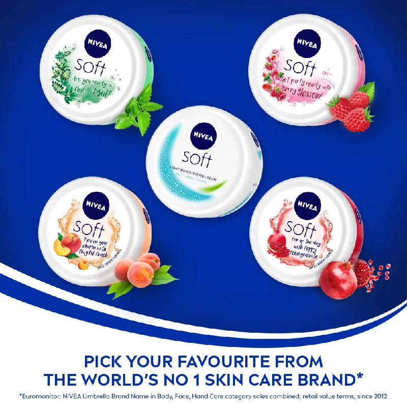 NIVEA Soft Light Moisturizer Playful Peach - Image 6