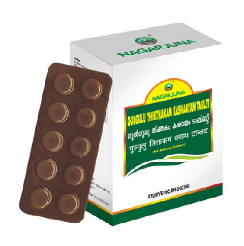 Nagarjuna Ayurveda Gulgulu thikthakam Kashaayam Tablet - Image 1