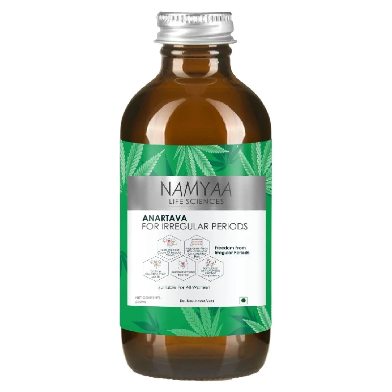Namyaa Ayurvedic Formulation Anartava Syrup For Irregular Periods - Image 7