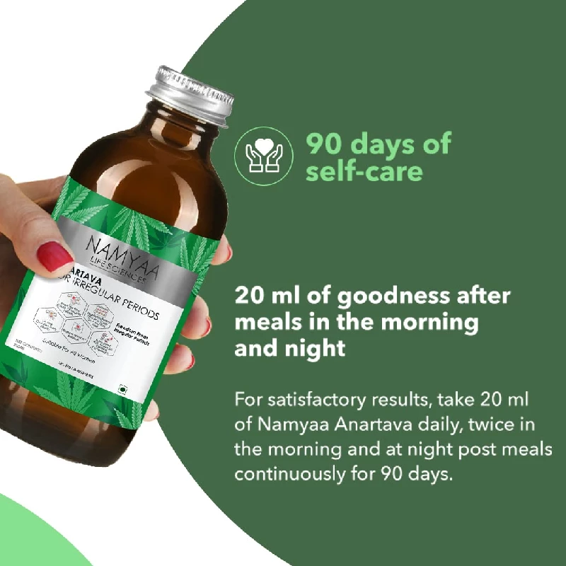 Namyaa Ayurvedic Formulation Anartava Syrup For Irregular Periods - Image 10