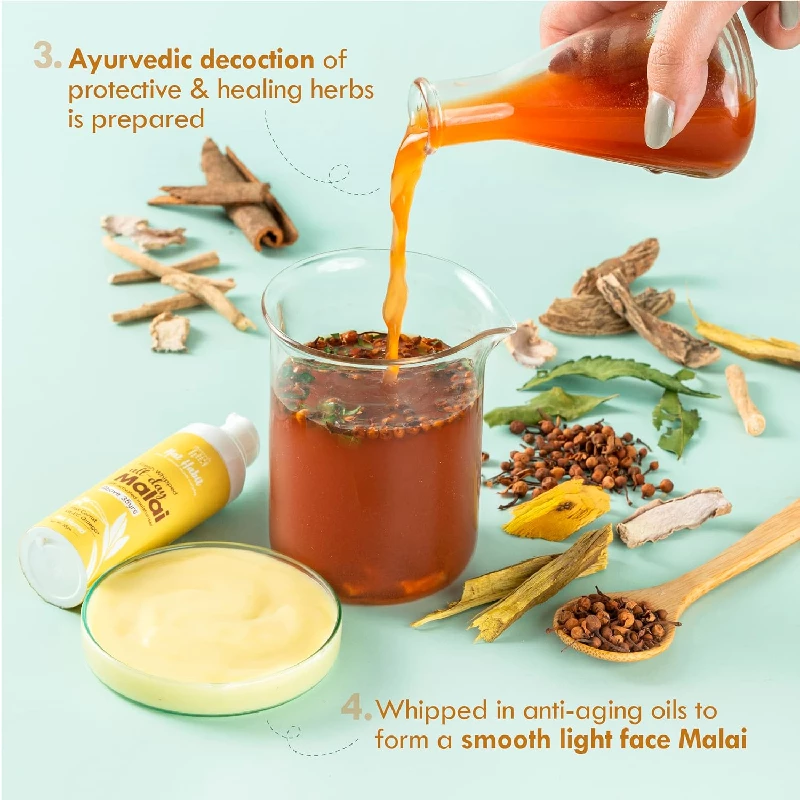 Nat Habit All Day Fresh Whipped Flax Carrot Vitamins E, C & Omega + Malai Cream - Image 2