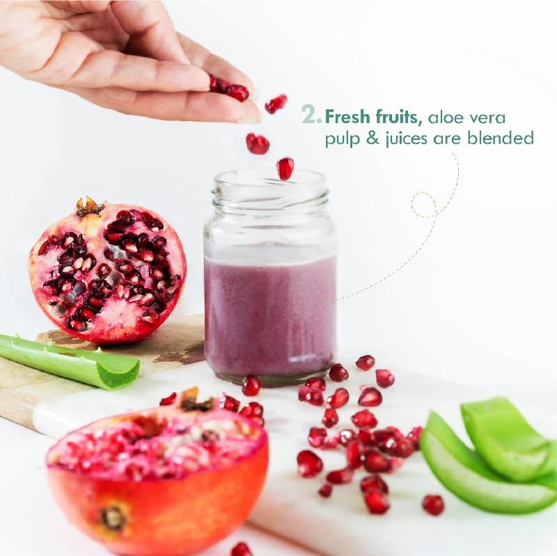 Nat Habit All Day Fresh Whipped Pomegranate Tulsi PhytoActive Face Malai Cream - Image 2