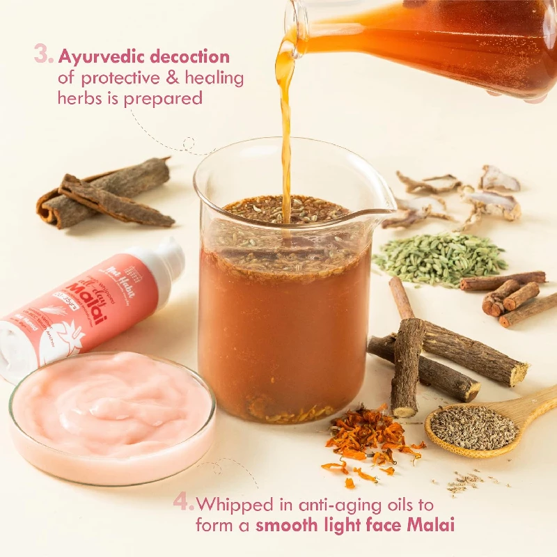 Nat Habit All Day Fresh Whipped Tomato Vetiver Vitamins B, E & C - Youth Anchor Face Malai Cream - Image 2