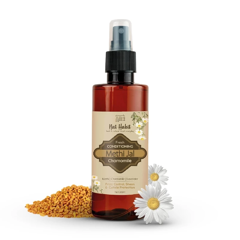 Nat Habit Chamomile Conditioning Methi Jal Hair Serum Nat Habit Chamomile Conditioning Methi Jal Hair Serum-Pack Size-200 ml