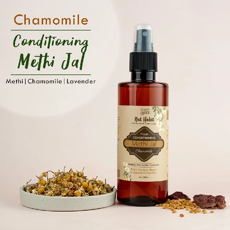 Nat Habit Chamomile Conditioning Methi Jal Hair Serum - Image 2