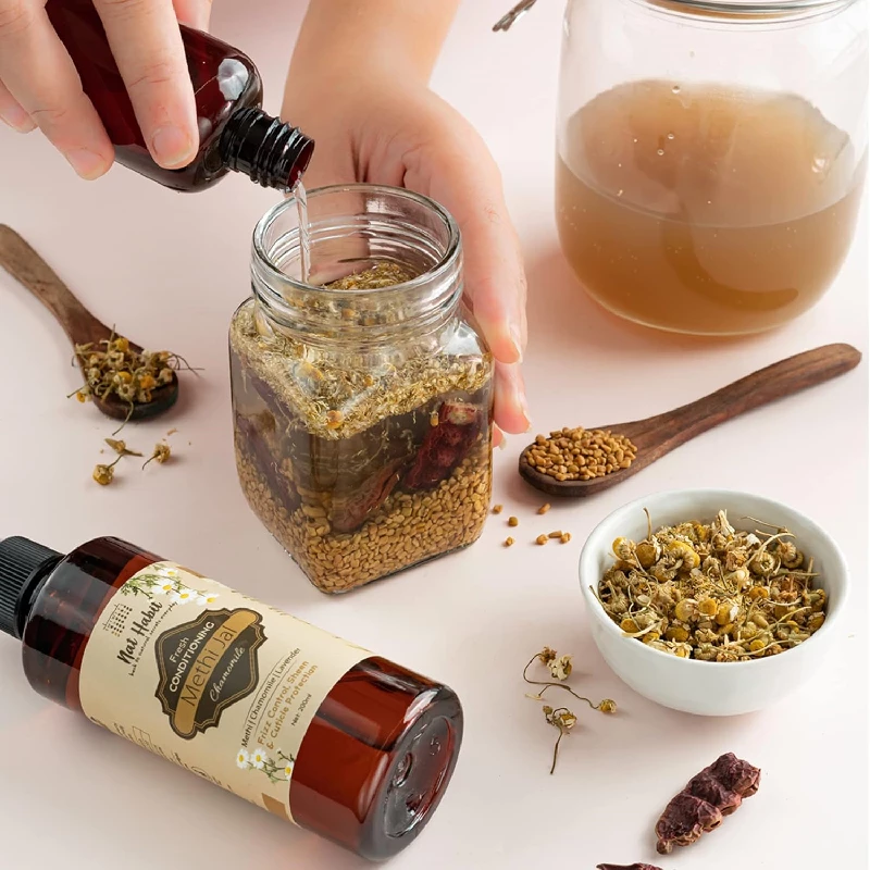 Nat Habit Chamomile Conditioning Methi Jal Hair Serum - Image 3