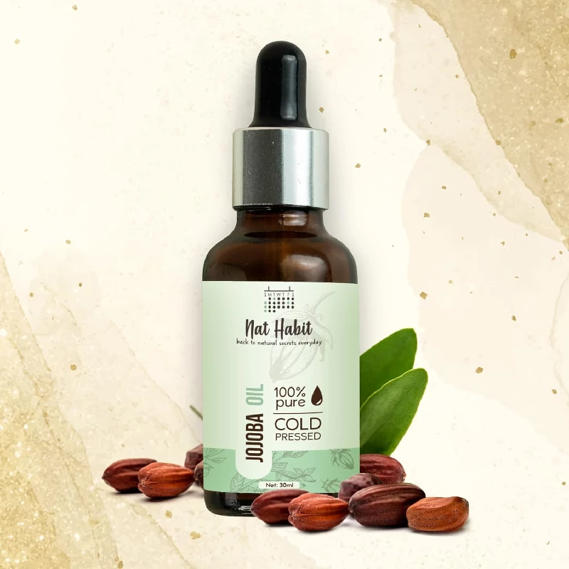 Nat Habit Cold Pressed Pure Jojoba Oil - Image 2