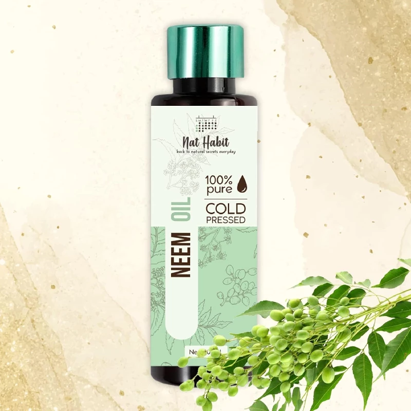 Nat Habit Cold Pressed Pure Neem Oil for Hair - Image 2