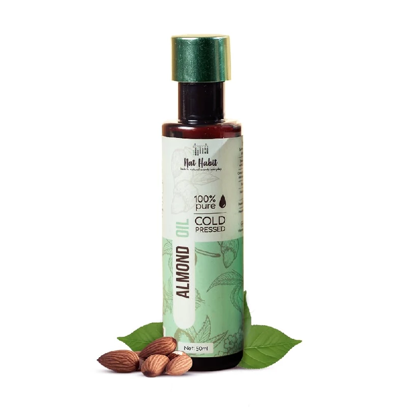 Nat Habit Cold Pressed Pure Sweet Almond Oil - Image 4