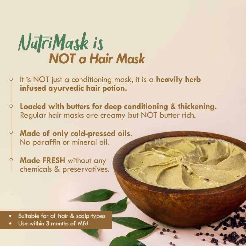 Nat Habit Curry Mustard NutriMask Hair Mask For Grey Hairs 40 g - Image 4