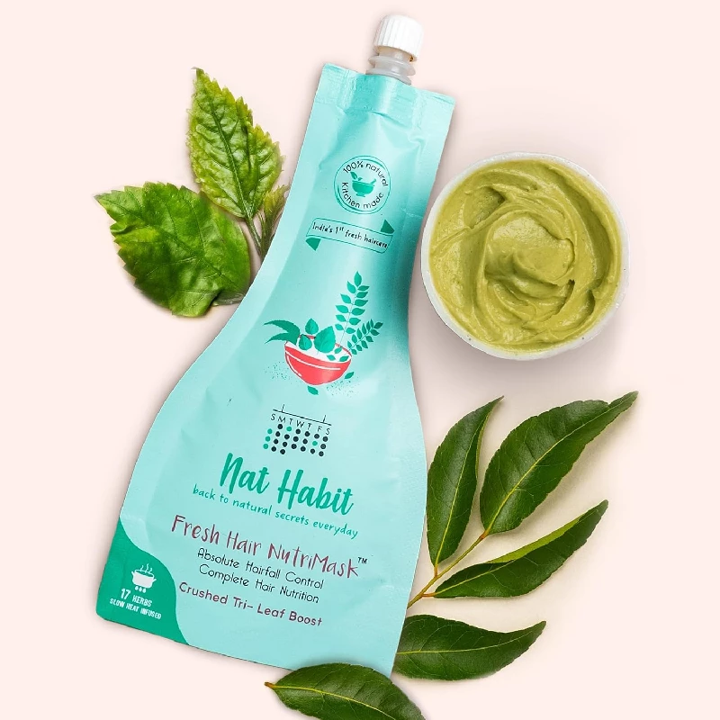 Nat Habit Dasabuti Summer Hair Oil & Hair Mask Combo For Men & Women - Image 4