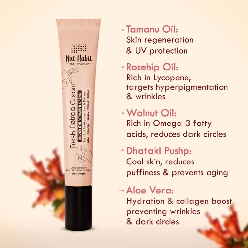 Nat Habit Fresh Netraa Under Eye Cream - Image 4