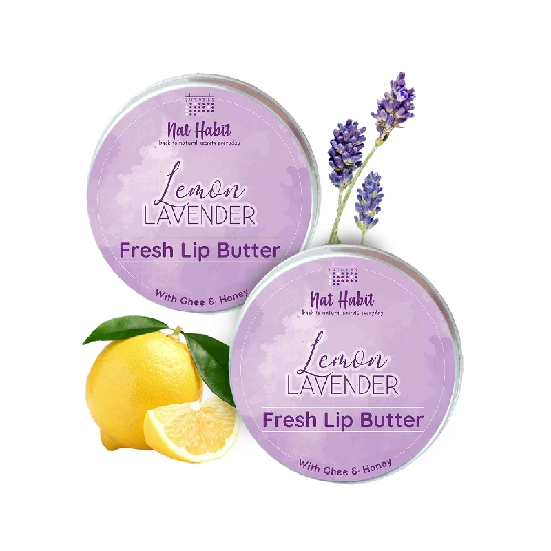 Nat Habit Lemon Lavender Lip Balm 10 G