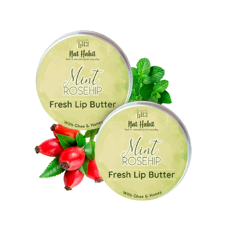 Nat Habit Mint Rosehip Lip Balm 10 G
