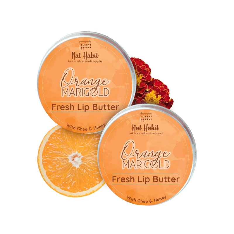 Nat Habit Orange Marigold Lip Balm 10 G