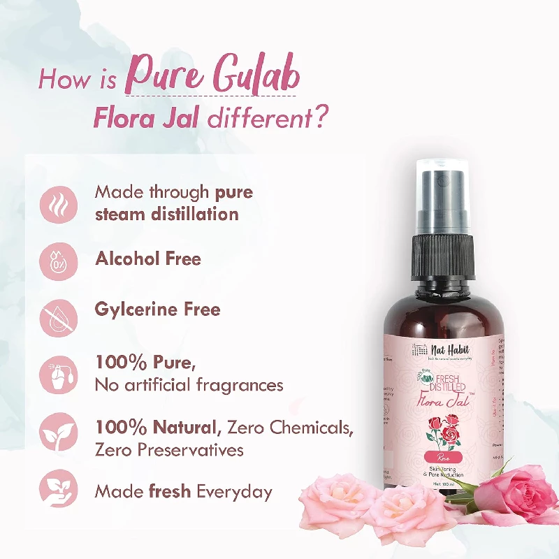 Nat Habit Pure Gulab Jal - Image 4