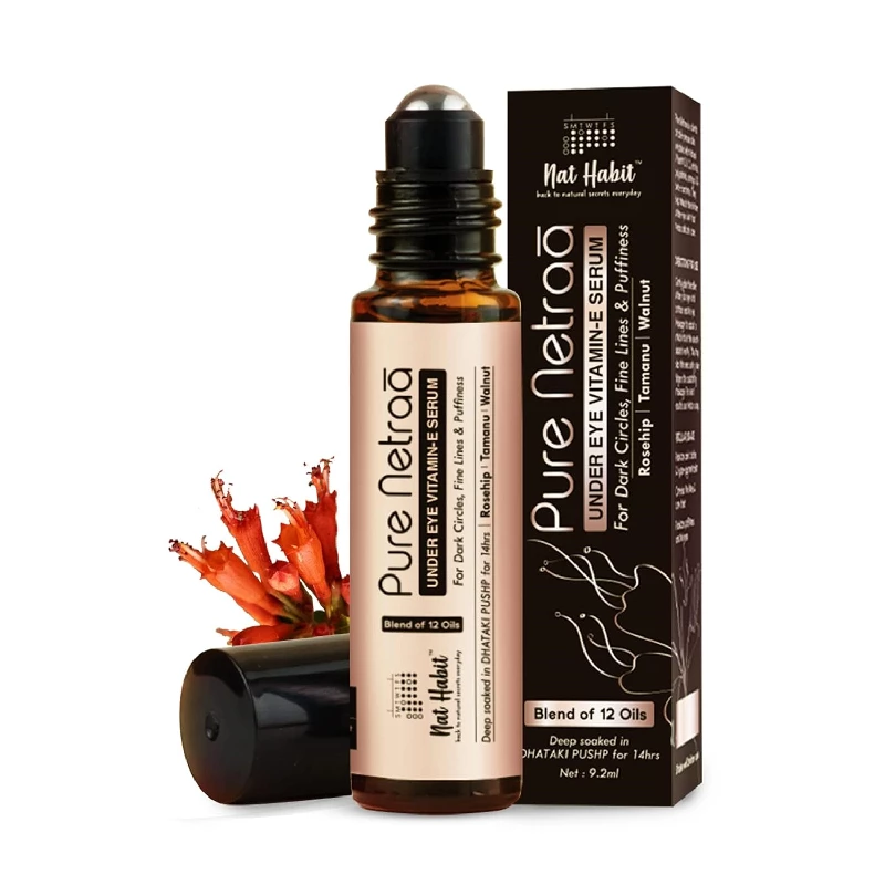 Nat Habit Pure Netraa Under Eye Serum Nat Habit Pure Netraa Under Eye Serum-Pack Size-9.2 ml