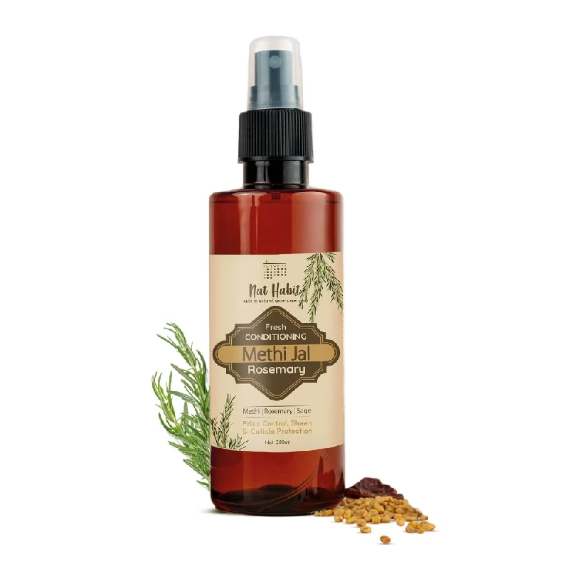 Nat Habit Rosemary Conditioning Methi Jal Hair Serum Nat Habit Rosemary Conditioning Methi Jal Hair Serum-Pack Size-200 ml