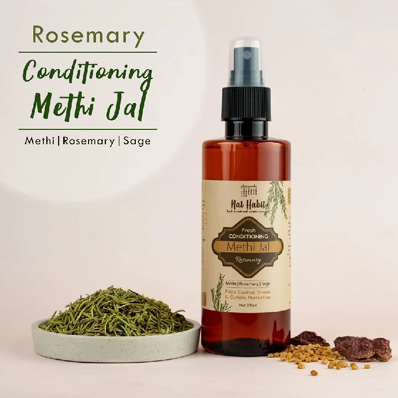 Nat Habit Rosemary Conditioning Methi Jal Hair Serum - Image 2