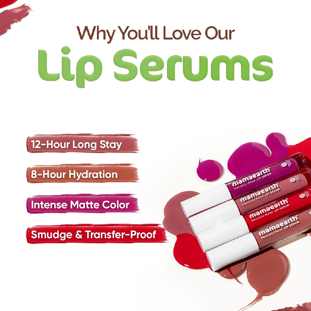 Naturally Matte Liquid Lipstick - Chirpy Cherry - Image 3