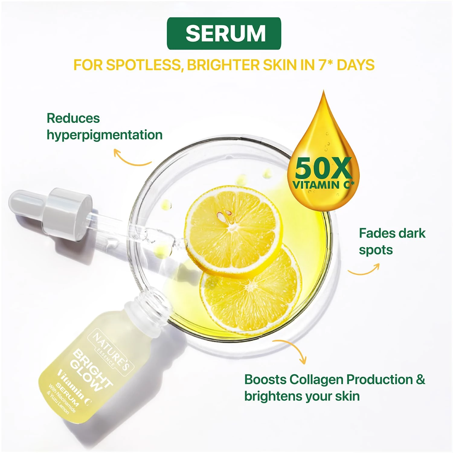 Nature's Essence Bright Glow Vitamin C Serum - Image 3