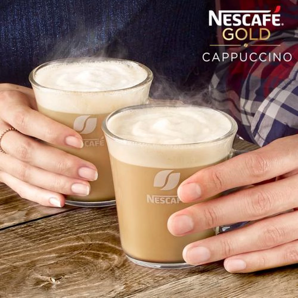Nescafe  Gold Cappuccino Instant Coffee Premix - Rich In Aroma & Flavour - Image 6
