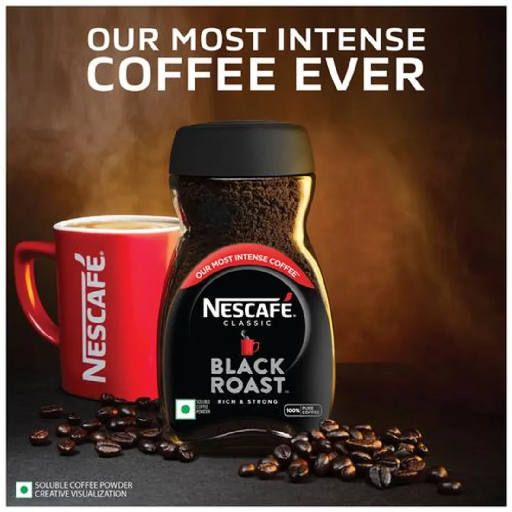 Nescafe Classic Black Roast Instant Coffee - Rich & Dark - Image 5
