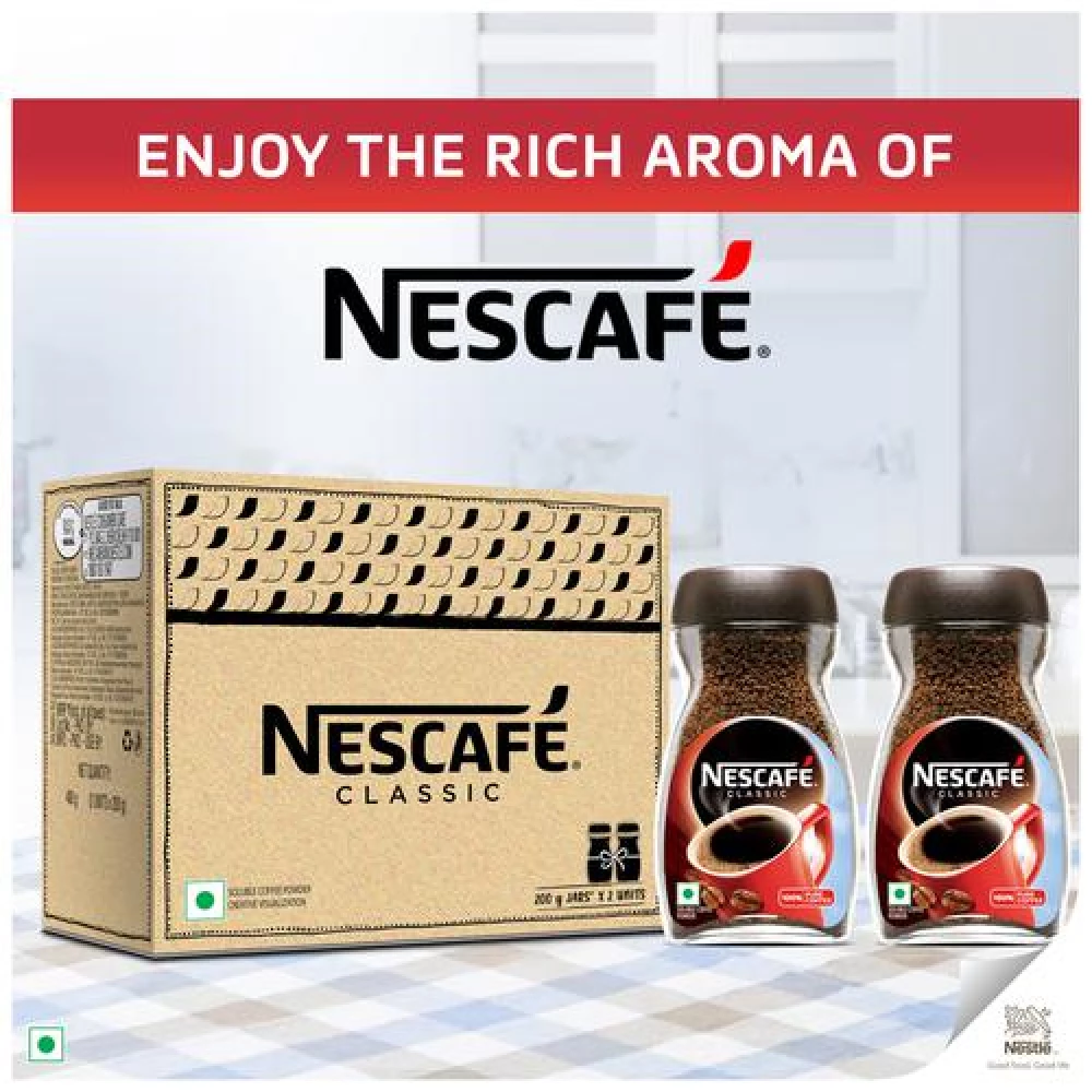 Nescafe Classic Instant Coffee Powder - 100% Pure & Soluble - Image 7
