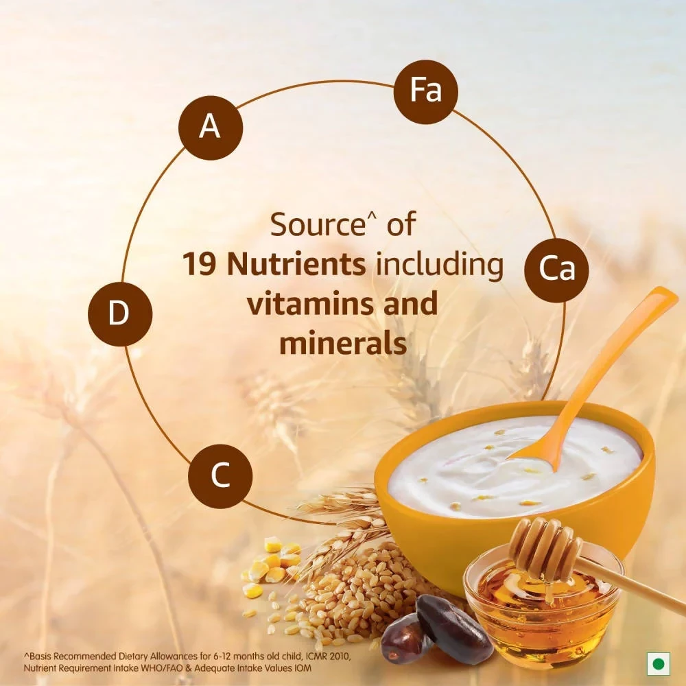 Nestle Cerelac Baby Cereal with Milk - Wheat Honey Dates - Image 4