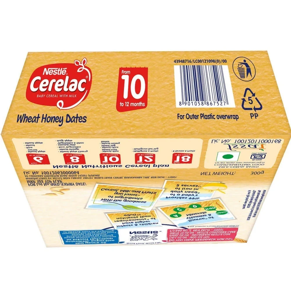 Nestle Cerelac Baby Cereal with Milk - Wheat Honey Dates - Image 6