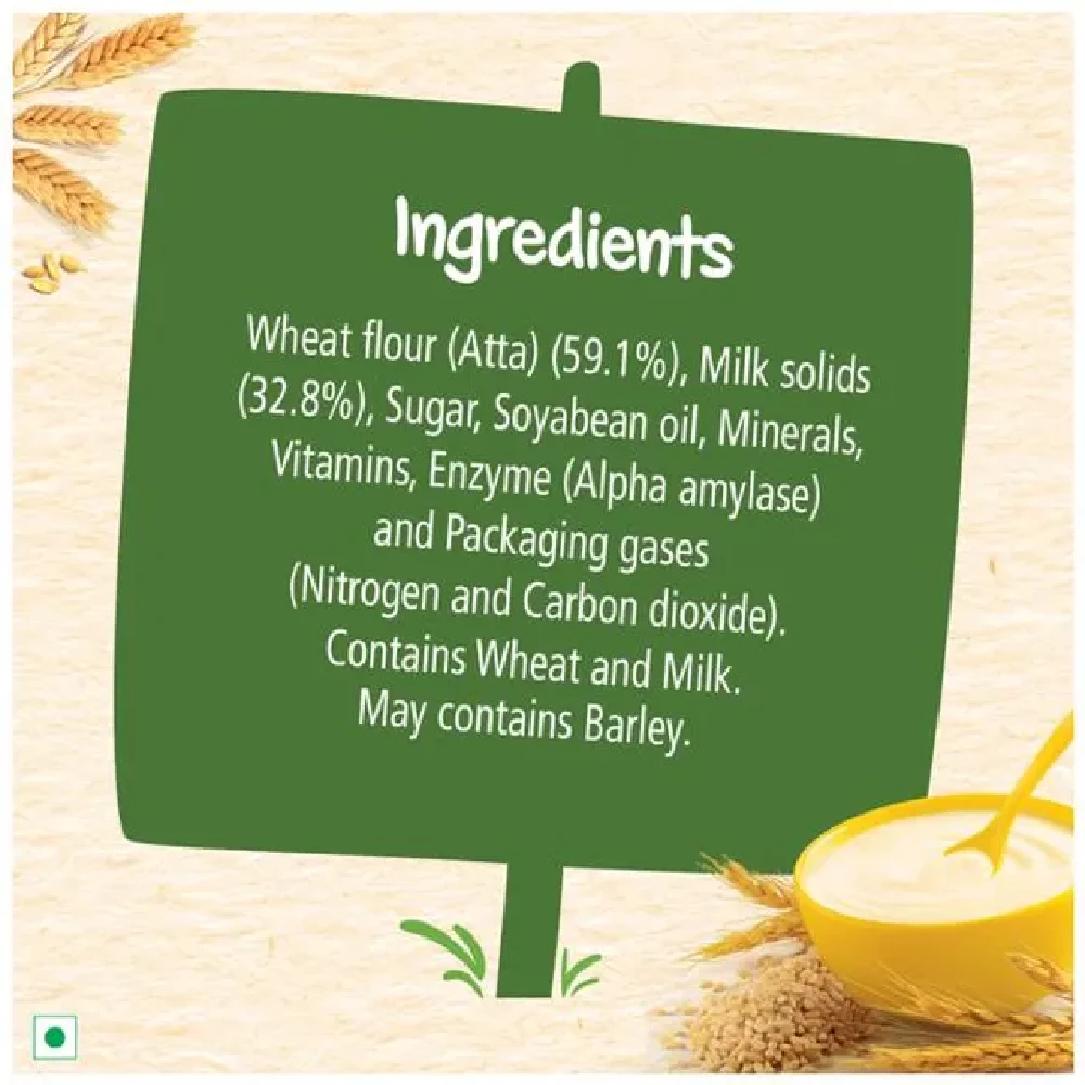 Nestle Cerelac Baby Cereal with Milk - Wheat, From 6-12 Months - Image 3