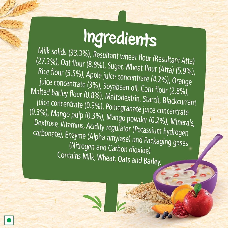 Nestle Cerelac Baby Cereal with Milk, 5 Grains & Fruits From 18 to 24 Months Stage 5 - Image 3