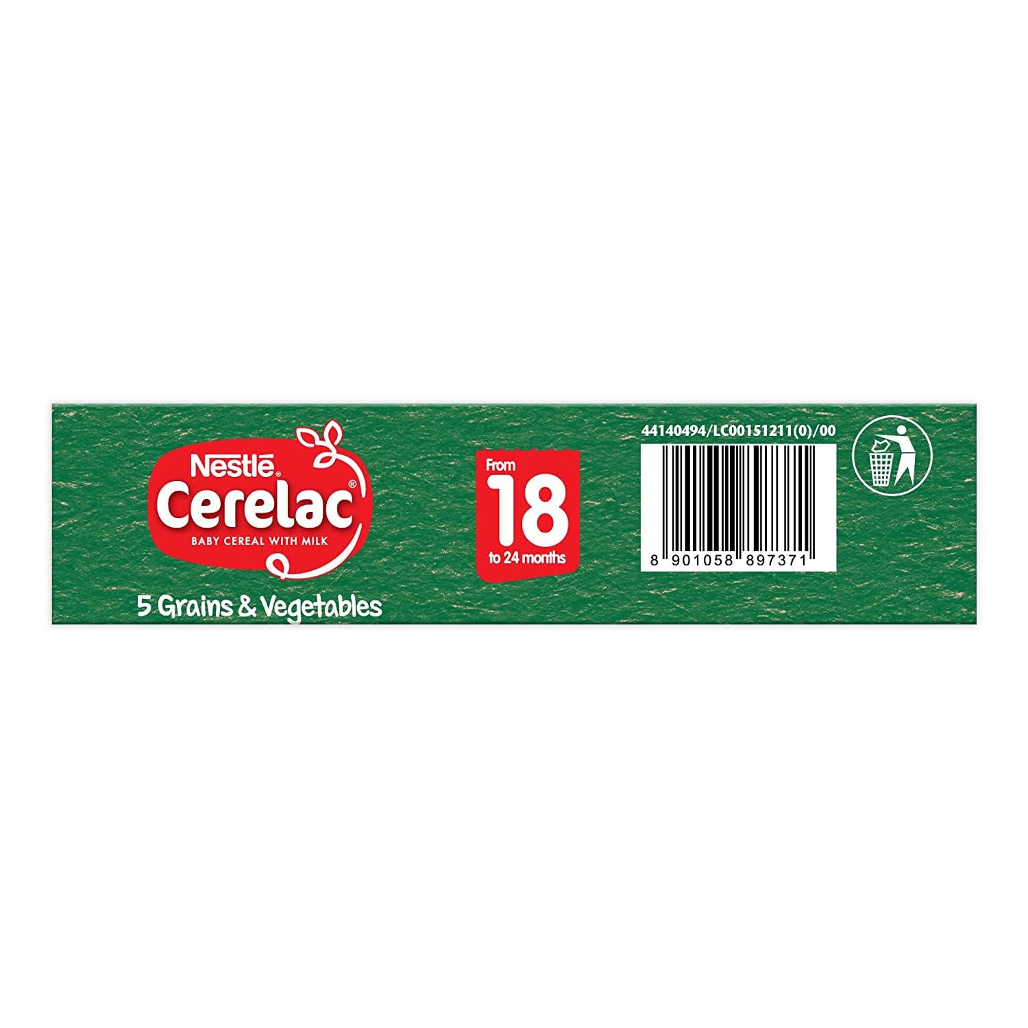 Nestle Cerelac Baby Cereal with Milk, 5 Grains & Vegetables, from 18 to 24 Month - Image 3