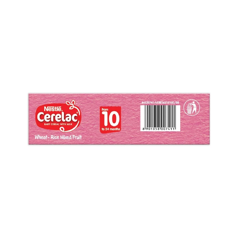 Nestle Cerelac Baby Cereal with Milk, Wheat - Rice Mixed Fruit From 10 to 24 Months Stage 3 - Image 7