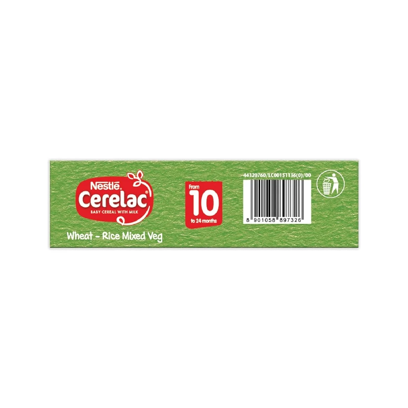 Nestle Cerelac Baby Cereal with Milk, Wheat - Rice Mixed Veg From 10 to 24 Months Stage 3 - Image 7