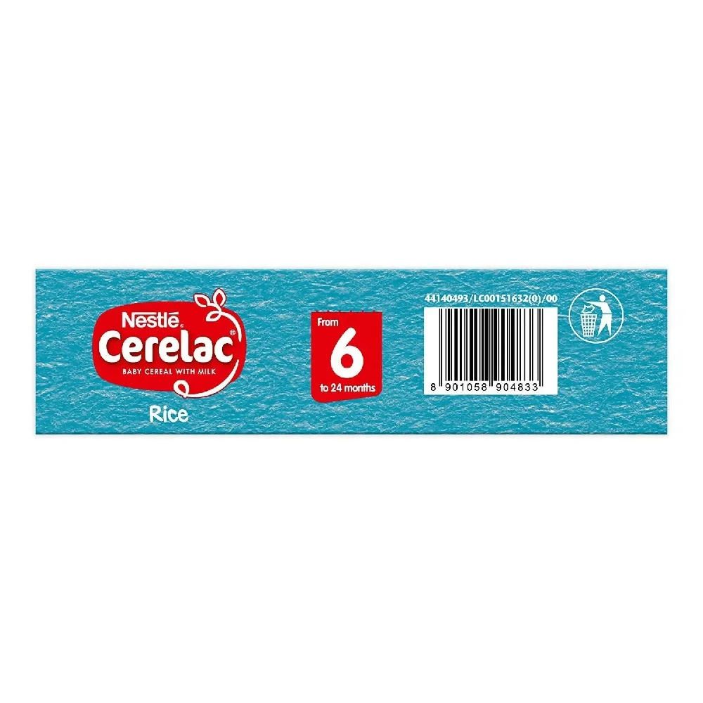 Nestle Cerelac Fortified Baby Cereal with Milk, Rice 6 to 24 months - Image 4
