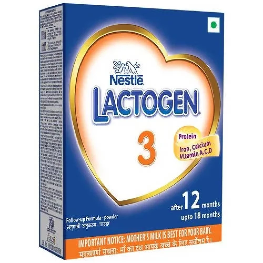 Nestle Lactogen Infant Formula Powder After 12 Months Stage 3 Nestle Lactogen Infant Formula Powder After 12 Months Stage 3-Pack Size-400 g