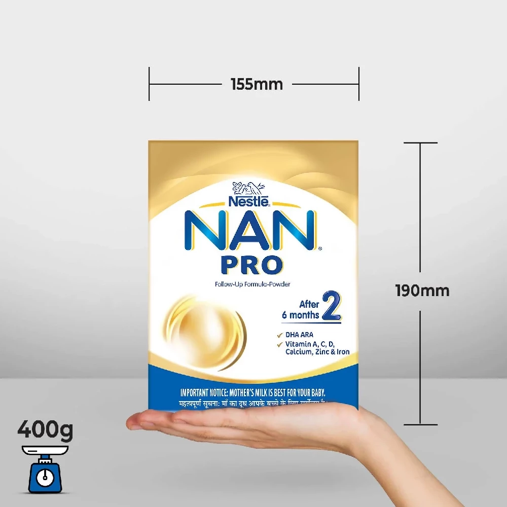 Nestle Nan Pro 2 Follow-Up Formula Powder After 6 Months Stage 2 For Infants - Image 4