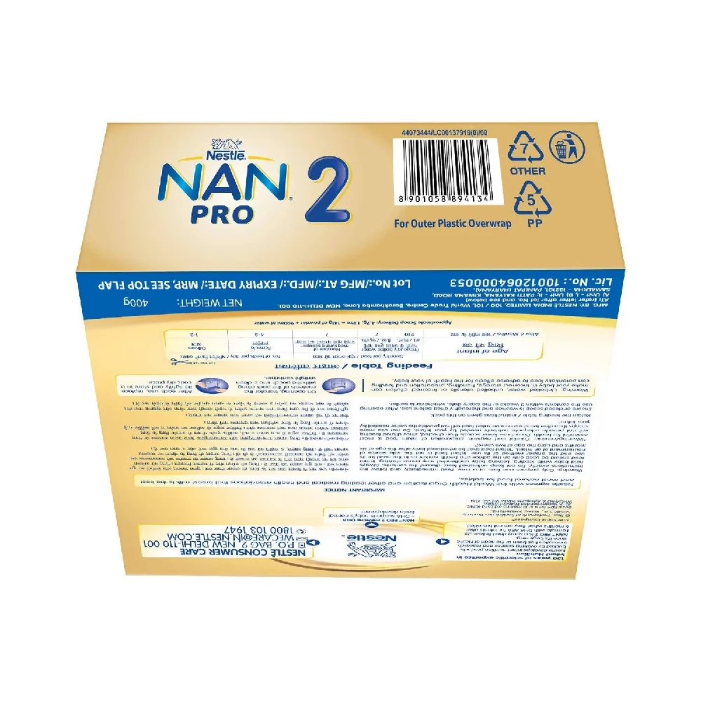 Nestle Nan Pro 2 Follow-Up Formula Powder After 6 Months Stage 2 For Infants - Image 7