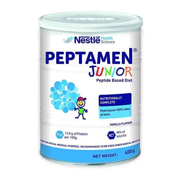 Nestle Peptamen Junior Peptide Based Diet Powder Nestle Peptamen Junior Peptide Based Diet Powder-Pack Size-400 g