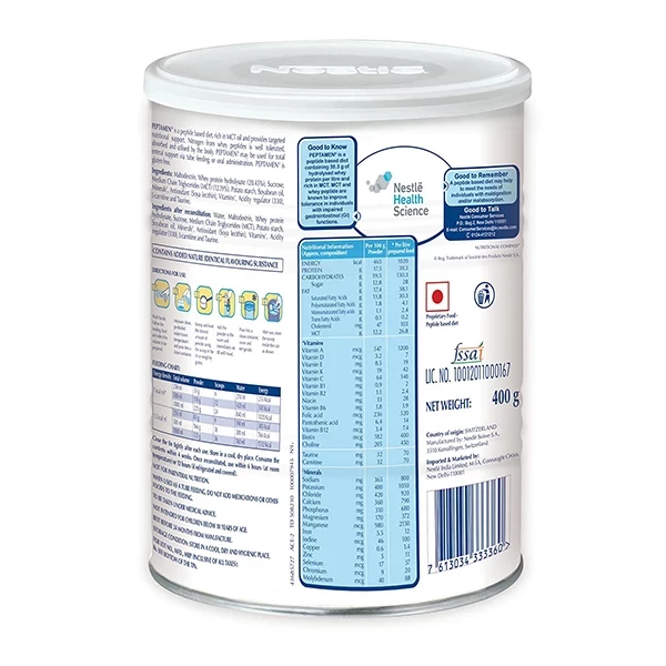 Nestle Peptamen Junior Peptide Based Diet Powder - Image 2