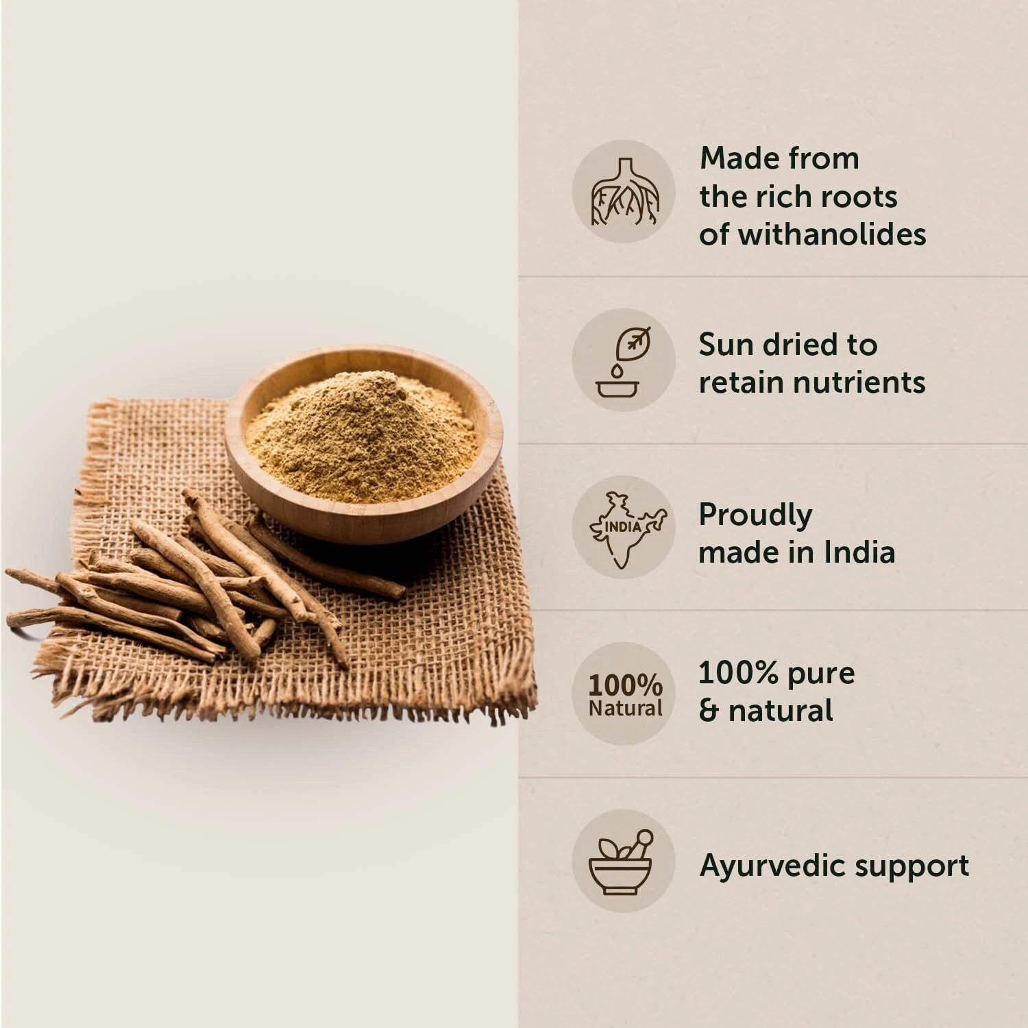 Neuherbs Organic Ashwagandha Powder - Image 3